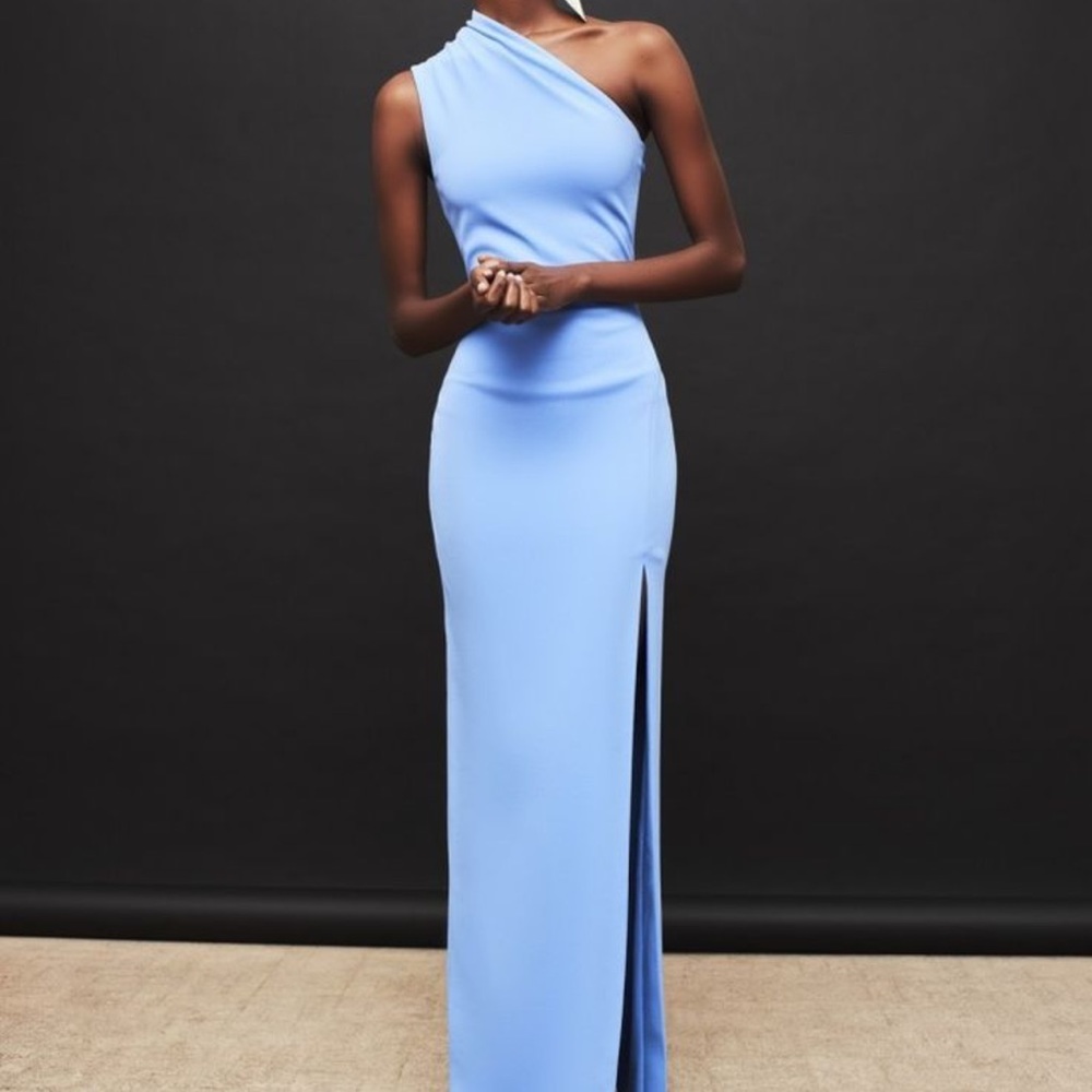 Solace London Averie One-Shoulder Gown